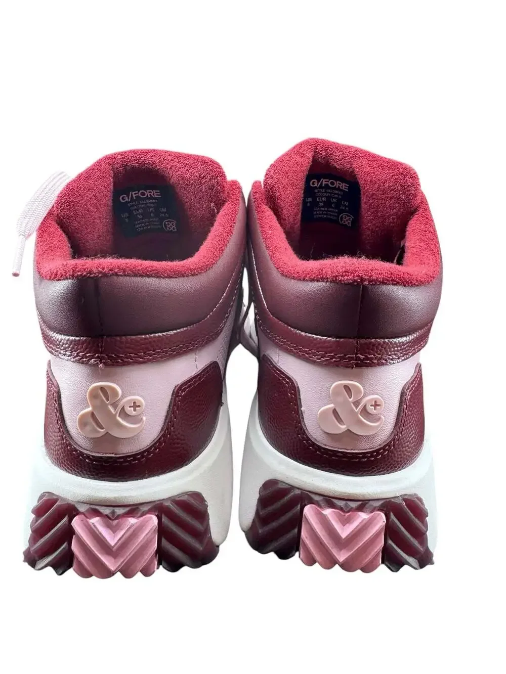 G/FORE Women's G.112 High-Top Golf Shoes in Cherry/Blossom
